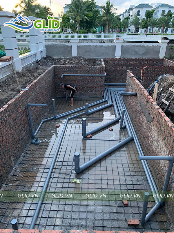 Thiết Kế Thi Công Hồ Cá Koi KĐT Văn Phú Hà Đông